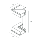 NOVALUX - RECTA: STRIP ANG.I 50X50 CP