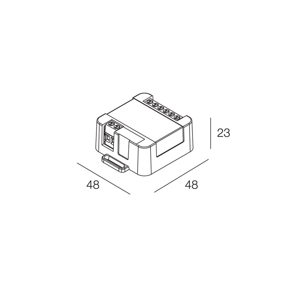 NOVALUX - INTERF.DIMM. 12/48V DA-PU-TRIAC-0/1-10V