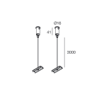 NOVALUX - B-16 SYS: MOLLA+CAVO SOSP.COMPLETA 2PZ