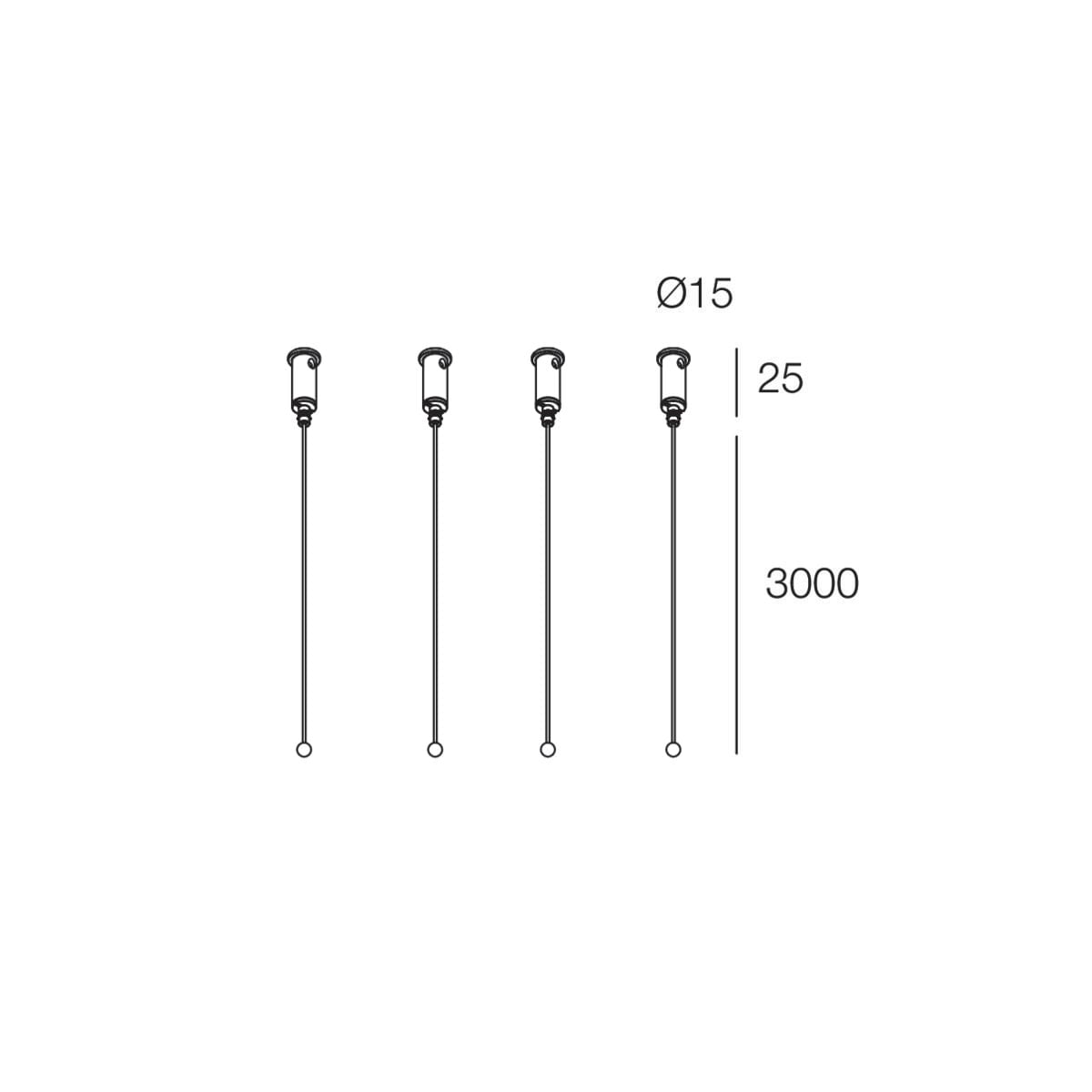 NOVALUX - ROB: KIT SOSPENSIONI 4PZ D450/600