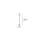 NOVALUX - LIMITLESS: CAVO DI SOSPENSIONE 3000 NE