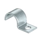 OBO BETTERMANN - Collare di fissaggio 18mm con ancoraggio singolo in acciaio zincato galvanicamente.