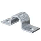 OBO BETTERMANN - Collare di fissaggio 19mm con due fori, in acciaio zincato a caldo per immersione, lungo 18.3 FT.