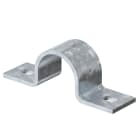 OBO BETTERMANN - Collare di fissaggio 32mm con due fori, in acciaio zincato a caldo per immersione.