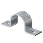OBO BETTERMANN - Collare di fissaggio 40mm con due fori, in acciaio zincato a caldo per immersione. 1015498