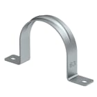 OBO BETTERMANN - Collare di fissaggio per tubi 40mm in alluminio con 2 fori di fissaggio.