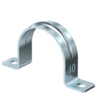OBO BETTERMANN - Collare di fissaggio 40mm Acciaio zincato galvanicamente due fori G605.