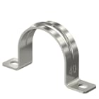 OBO BETTERMANN - Collare di fissaggio due fori 40mm Acciaio Inox A4 1.4571 non trattato ulteriore trattamento 605.