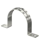 OBO BETTERMANN - Collare di fissaggio 63mm Acciaio INOX A4 1.4571 due fori non trattato ulteriore trattamento. 1018729