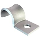 OBO BETTERMANN - Collare di fissaggio con ancoraggio singolo 12mm in acciaio zincato galvanicamente, passivato trasparente.