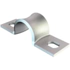 OBO BETTERMANN - Collare di fissaggio 16mm Acciaio zincato galvanicamente, passivato trasparente due fori.