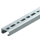 OBO BETTERMANN - Profilato asolata, foro 17mm 2000x35x18 in Acciaio zincato continuo.