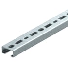 OBO BETTERMANN - Profilato a C asolata, acciaio zincato a caldo per immersione, foro 17mm, 1000x35x18.
