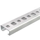 OBO BETTERMANN - Profilato asolata, foro 11mm 2000x20x8 in Acciaio zincato continuo.