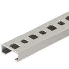OBO BETTERMANN - Profilato asolata, foro 11mm 2000x20x8 Acciaio INOX A2 1.4301 non trattato, ulteriore trattamento.