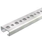 OBO BETTERMANN - Profilato a C asolata, acciaio zincato in continuo, foro 11mm, dimensioni 2000x25x10.