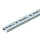 OBO BETTERMANN - Profilato a C asolata, foro 16 mm 500x30x15 in acciaio zincato a caldo per immersione.