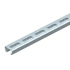 OBO BETTERMANN - Profilato a C asolata, foro 16,5 mm 2000x35x18 Acciaio zincato in continuo.