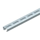 OBO BETTERMANN - Profilato asolata, foro 16,5 mm 1000x35x18 in Acciaio zincato continuo.