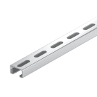 OBO BETTERMANN - Profilato asolata, foro 18mm 2000x40x22,5 Acciaio INOX A2 1.4301 non trattato, ulteriore trattamento.