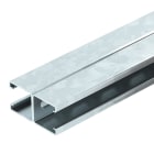 OBO BETTERMANN - Profilato a C asolata, acciaio zincato a caldo per immersione, foro 22mm, dimensioni 6000x41x82.