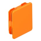 OBO BETTERMANN - Cappuccio protettivo per profilato MS 41 41x41mm in polietilene arancio pastello RAL 2003.