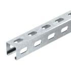 OBO BETTERMANN - Profilato a C asolata, foro 22mm 3000x41x41 in Acciaio zincato continuo.