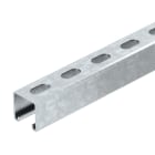 OBO BETTERMANN - Profilato a C asolata, acciaio zincato in continuo, foro 22mm, dimensioni 6000x41x41.