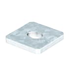OBO BETTERMANN - Piastra di collegamento zincata a caldo con 1 foro 40x40x5 per immersione GMS VP FT.