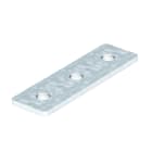 OBO BETTERMANN - Piastra di collegamento zincata a caldo con 3 fori, dimensioni 150x40x5.