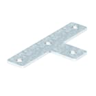 OBO BETTERMANN - Piastra di collegamento a T in acciaio zincato a caldo per immersione 200x95x40x5 GMS 4 VP.