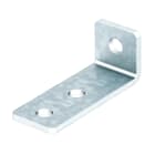 OBO BETTERMANN - Staffa di collegamento 90° con 3 fori 105x53x40x5 in Acciaio zincato a caldo per immersione.