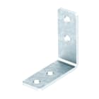 OBO BETTERMANN - Staffa di collegamento 90 gradi con 4 fori 104x104x40x5 in acciaio zincato a caldo per immersione.