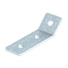 OBO BETTERMANN - Staffa di collegamento 45 gradi con 3 fori 103x50x40x5 in acciaio zincato a caldo per immersione.
