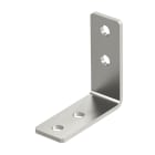 OBO BETTERMANN - Staffa di collegamento 90 gradi con 4 fori 104x104x40 Acciaio Inox A2 1.4301 non trattato e ulteriore trattamento.