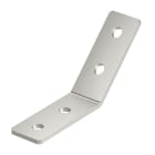 OBO BETTERMANN - Staffa di collegamento 45 gradi con 4 fori 101x101x40x4 in acciaio inossidabile A2 1.4301 non trattato, ulteriore trattamento.