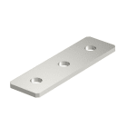 OBO BETTERMANN - Piastra di collegamento con 3 fori 150x40x4 in Acciaio Inox A4 1.4571 non trattato, con ulteriore trattamento GMS VP.