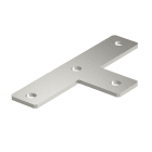 OBO BETTERMANN - Piastra di collegamento forma a T 200x95x40x4 Acciaio INOX A4 1.4571 non trattato ulteriore trattamento.