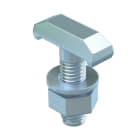OBO BETTERMANN - Bullone testa a martello per profilato MS4022 M10x30mm Acciaio lamella di zinco.