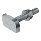 OBO BETTERMANN - Vite testa a martello per profilato MS4121/4141 M10x60mm Acciaio Lamella di zinco.