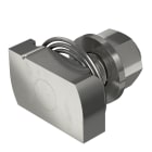 OBO BETTERMANN - Vite testa martello + molla per profilato MS4121/4141 M12x30mm Acciaio inox non trattato ulteriore trattamento.