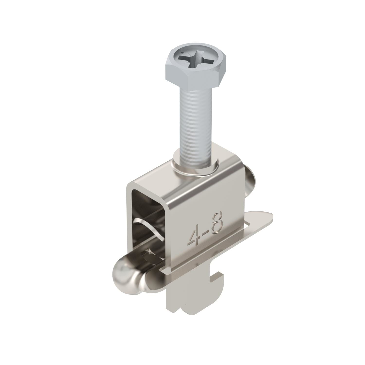 OBO BETTERMANN - Staffa reggicavo cavo SCHE 2056 for shield attachment 4-8 Acciaio, INOX A2 1.4301 non trattato, ulteriore trattamento.