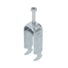 OBO BETTERMANN - Staffa reggicavo 2056 doppia 16-22mm in acciaio zincato a caldo per immersione FT BS-H2-M-22.