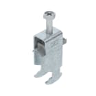 OBO BETTERMANN - Staffa reggicavo doppia in acciaio zincato a caldo per immersione 08-12mm BS-H2-K-12 FT 2056.