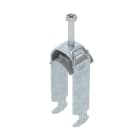 OBO BETTERMANN - Staffa reggicavo 2056 doppia 22-28mm in acciaio zincato a caldo per immersione.