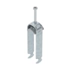 OBO BETTERMANN - Staffa reggicavo 2056 tripla 22-28mm in acciaio zincato a caldo per immersione FT BS-H3-K-28.