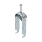OBO BETTERMANN - Staffa reggicavo 2056 doppia 28-34mm in acciaio zincato a caldo per immersione FT BS-H2-K-34.