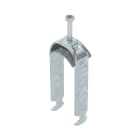 OBO BETTERMANN - Staffa reggicavo 2056 doppia 34-40mm in acciaio zincato a caldo per immersione FT BS-H2-K-40.