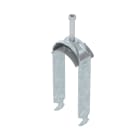 OBO BETTERMANN - Staffa reggicavo 2056 doppia 46-52mm in acciaio zincato a caldo per immersione FT BS-H2-K-52.