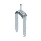 OBO BETTERMANN - Staffa reggicavo 2056 doppia 58-64mm in acciaio zincato a caldo per immersione.